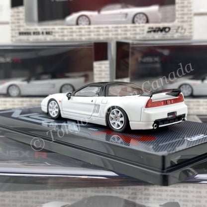 INNO64 HONDA NSX-R NA2 Championship White With Extra Wheels IN64-NSXR-WHI