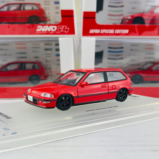 INNO64 HONDA CIVIC EF9 SiR Japan Special Edition IN64-EF9-REDJS