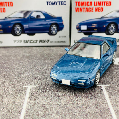 Tomica Limited Vintage Neo 1/64 Mazda Savanna RX7 GT-X (Year 1989) LV-N192b Blue