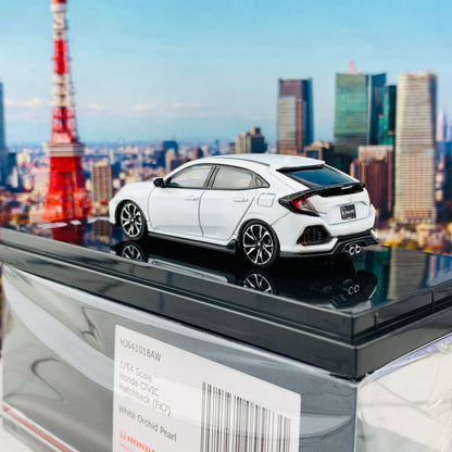 HOBBY JAPAN 1/64 Honda CIVIC Hatchback FK7 White Pearl HJ641018AW