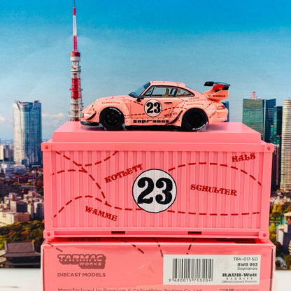 Tarmac Works 1/64 RWB 993 Sopranos *Container included* T64-017-SO