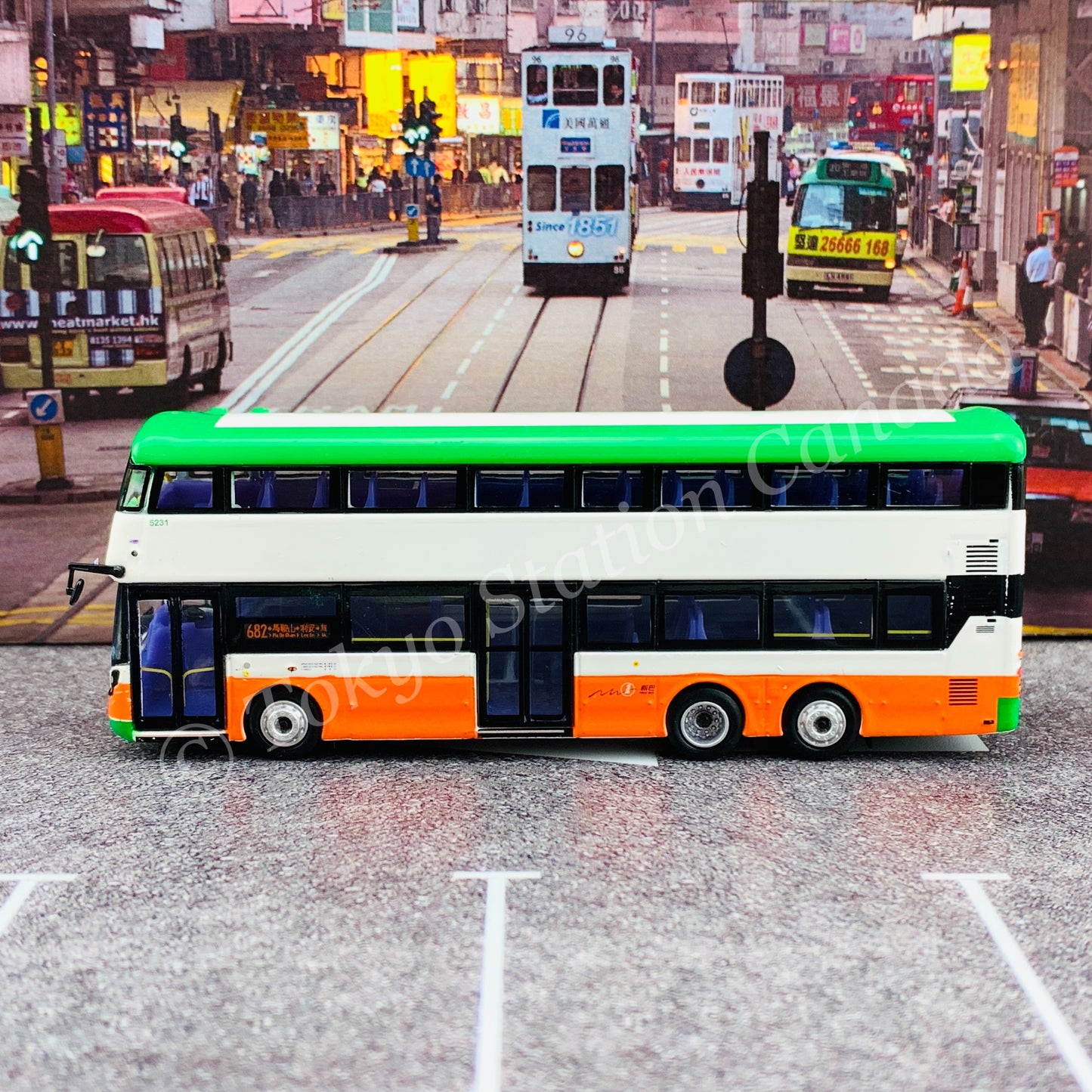 Model 1 1/120 新巴 First Bus Volvo B8L 5231 WN4213 @ Ma On Shan 馬鞍山 682 #S33301