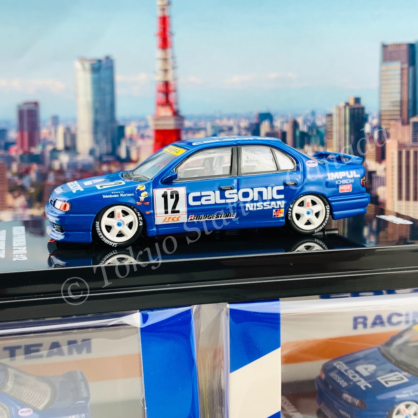 INNO64 1/64 NISSAN PRIMERA (P10) #12 "CALSONIC"  JTCC 1994 IN64-P10-CA12