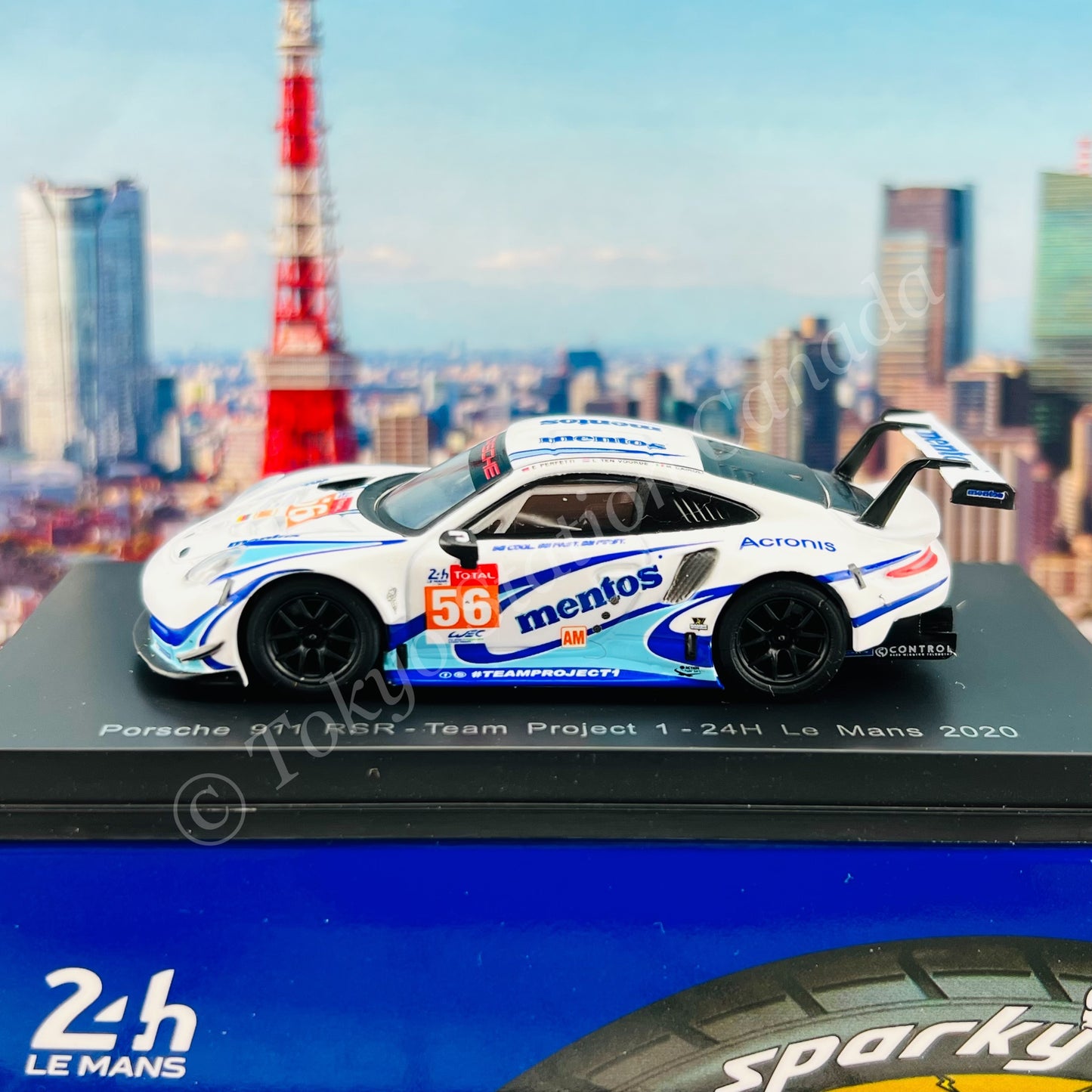 Sparky 1/64 PORSCHE 911 RSR NO.56 TEAM PROJECT 1 24H LE MANS 2020 M. CAIROLI - E. PERFETTI - L. TEN VOORDE Y224