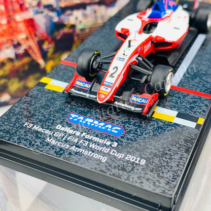 Tarmac Works 1/64 HOBBY64 Dallara Formula 3 Formula 3 Macau Grand Prix FIA F3 World Cup 2019 Marcus Armstrong T64-069-19MGP02