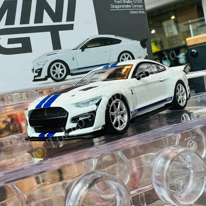 MINI GT 1/64 Shelby GT500 Dragon Snake Concept  Oxford White LHD MGT00318-L