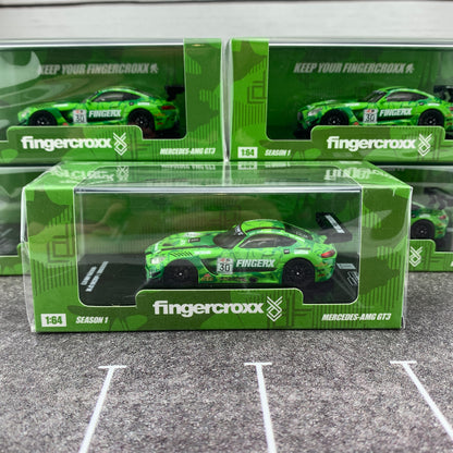 Tarmac Works 1/64 FINGERX x eRACING GP HK Mercedes-AMG GT3 T64-008-eRGP18FX