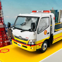 TINY 微影 163 1/64 Hong Kong Shell Flatbed Tow Truck HINO 300 ATC64928