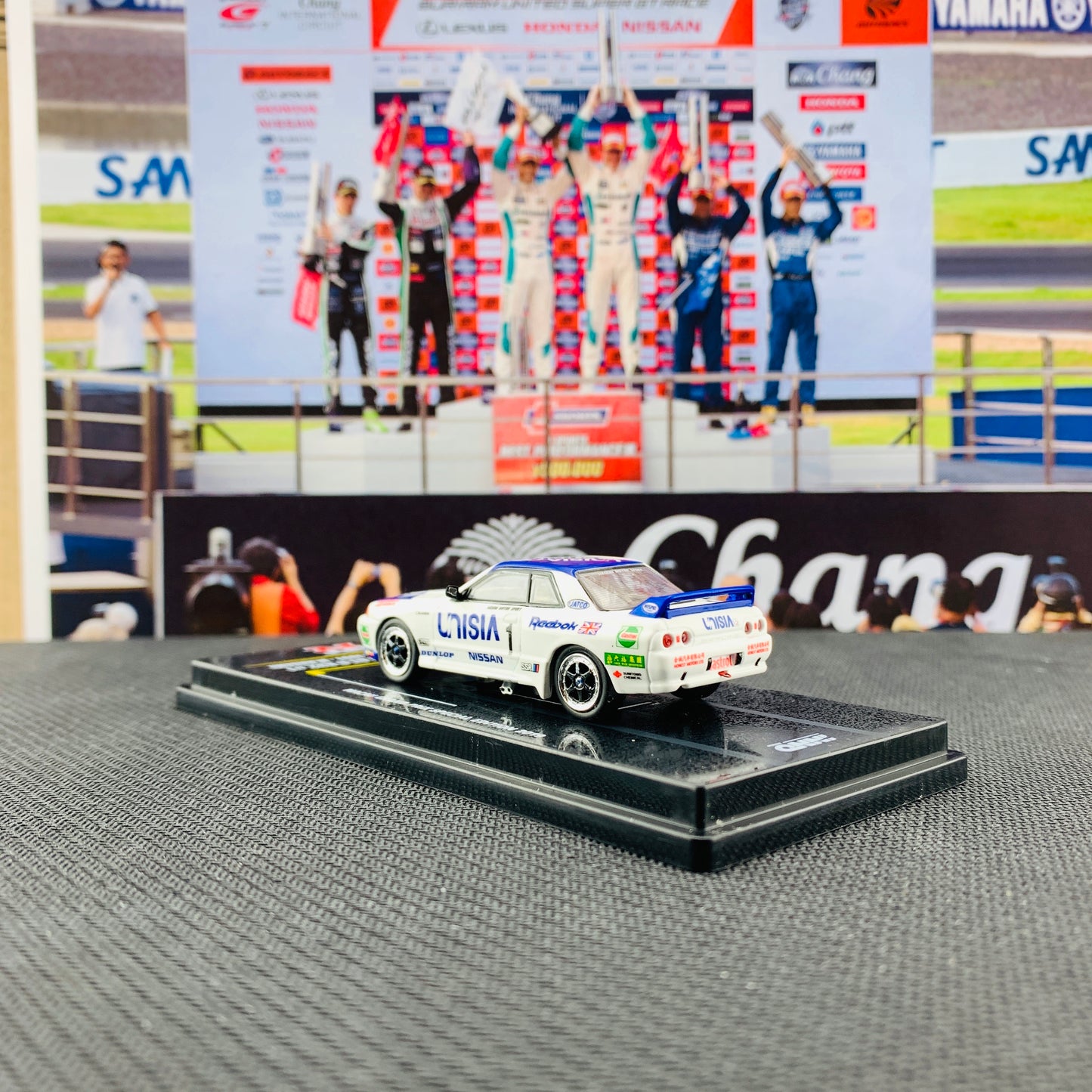 INNO64 1/64 Macau Grand Prix Special Edition Nissan Skyline GTR R32 #1 Macua Guia Race 1991 - M.Hasemi IN64-MGP19-R3201