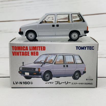 Tomica Limited Vintage 1/64 Nissan Prairie Estate NV (1982) LV-N160b