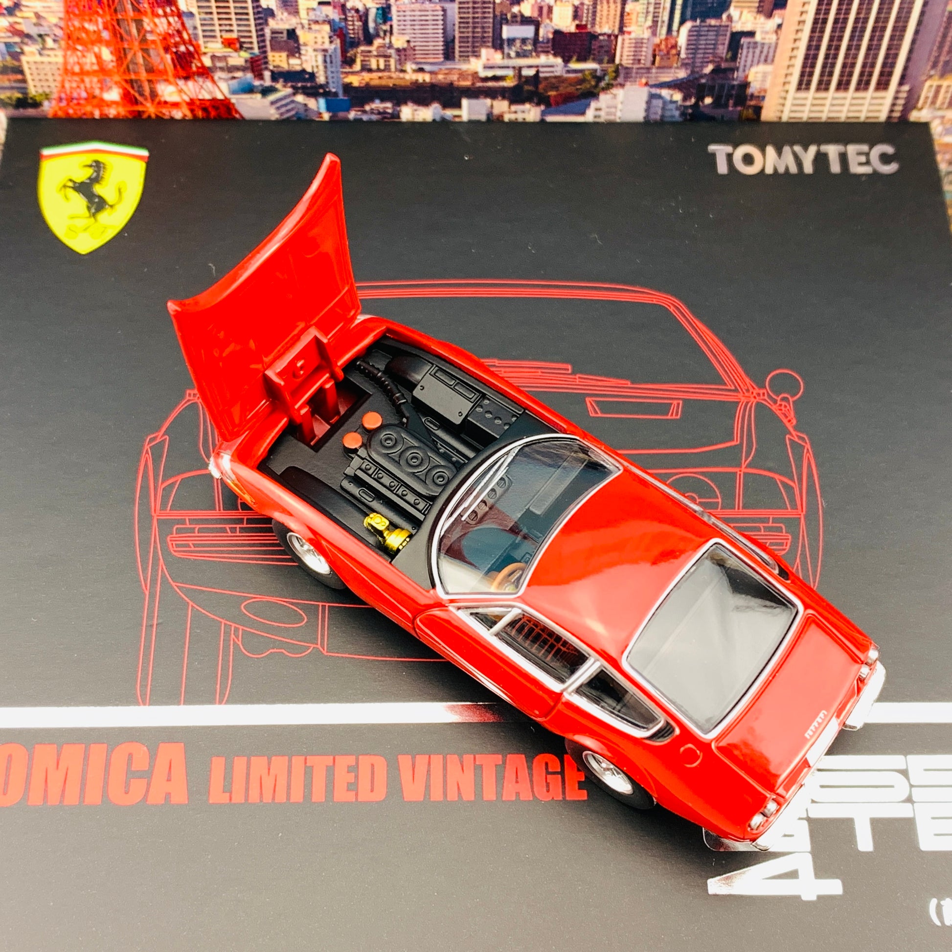 Tomytec Tomica Limited Vintage Neo 1/64 Ferrari 365 GTB4 (RED)