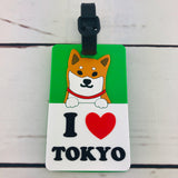Shiba Inu Luggage Tag "I LOVE TOKYO" JW-272-131