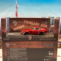 KJ MINIATURES 1/64 LBWK Nissan FairLady S30 Metallic Red KJ64003R