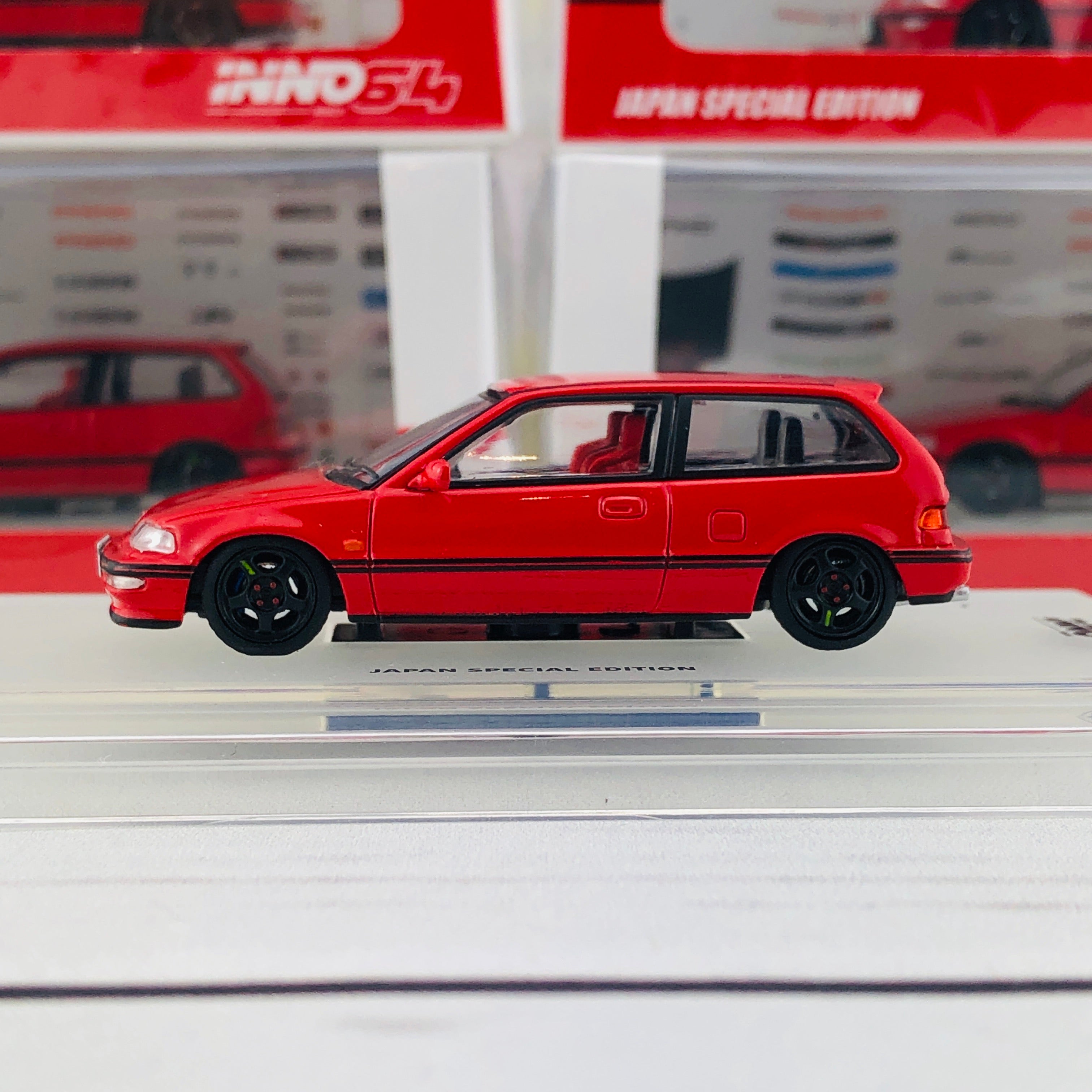 INNO64 HONDA CIVIC EF9 SiR Japan Special Edition IN64-EF9-REDJS