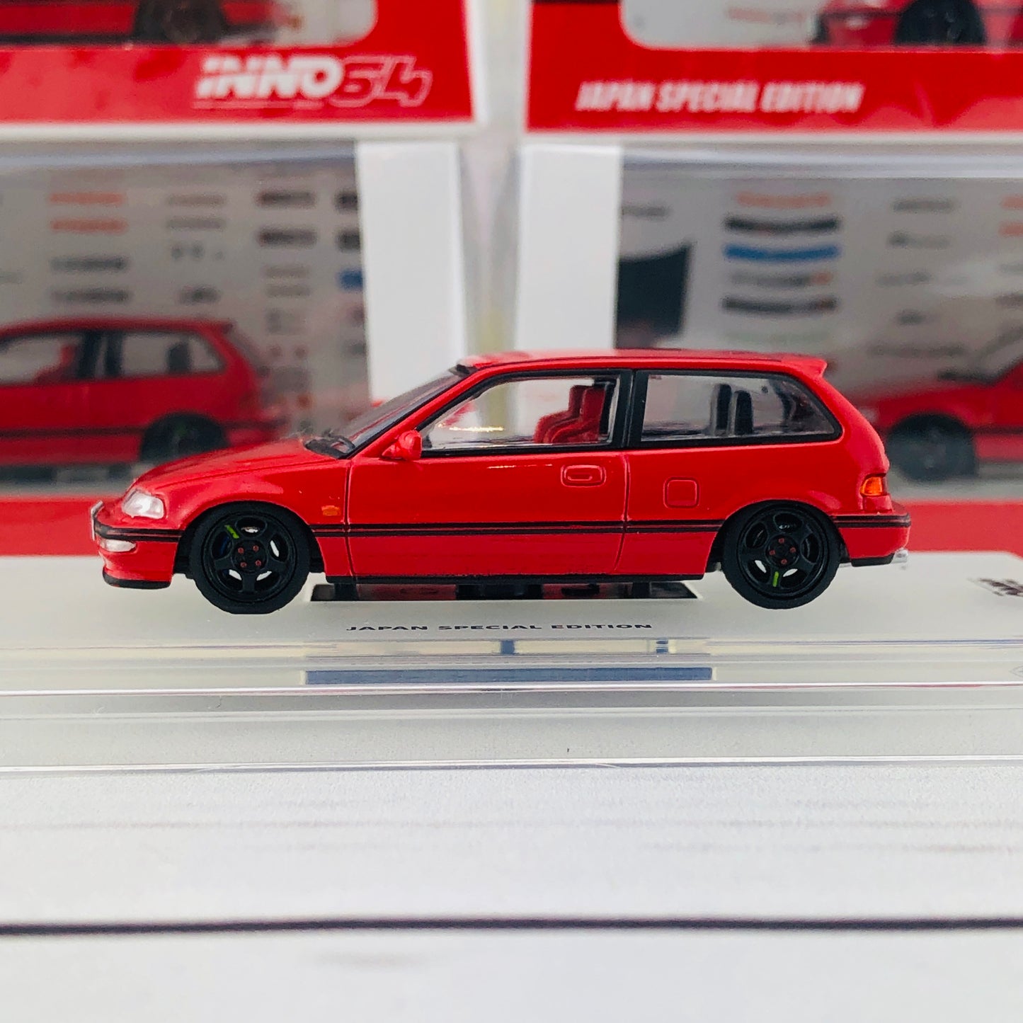INNO64 HONDA CIVIC EF9 SiR Japan Special Edition IN64-EF9-REDJS