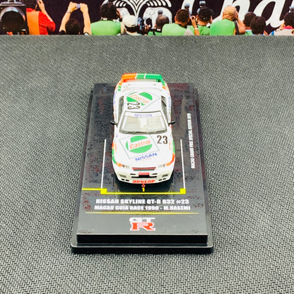 INNO64 1/64 Macau Grand Prix Collection Nissan Skyline GTR R32 #23 Macua Guia Race 1990 - M.Hasemi IN64-MGP19-R3202