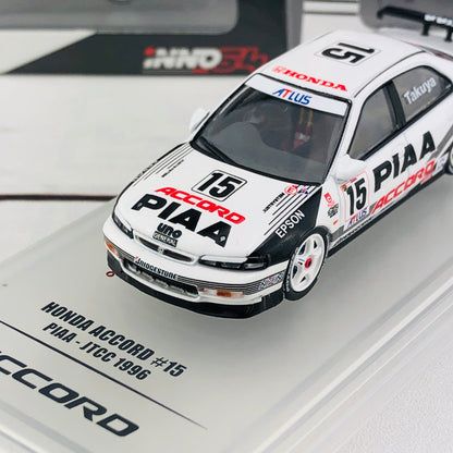INNO64 1/64 HONDA ACCORD #15 "PIAA" JTCC 1996 IN64-CD6-PI96