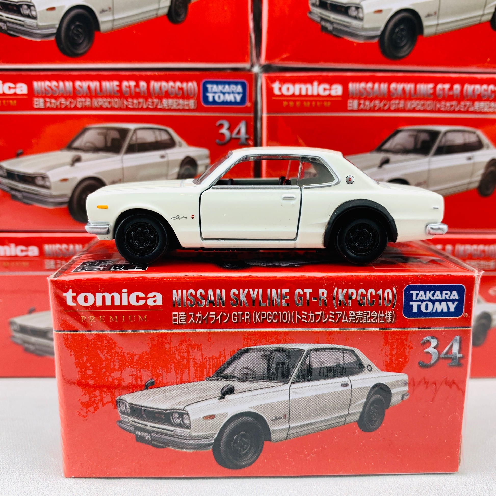 TOMICA PREMIUM 34 NISSAN SKYLINE GTR KPGC10 (ANNIVERSARY OF TOMICA PREMIUM RELEASE VER.)