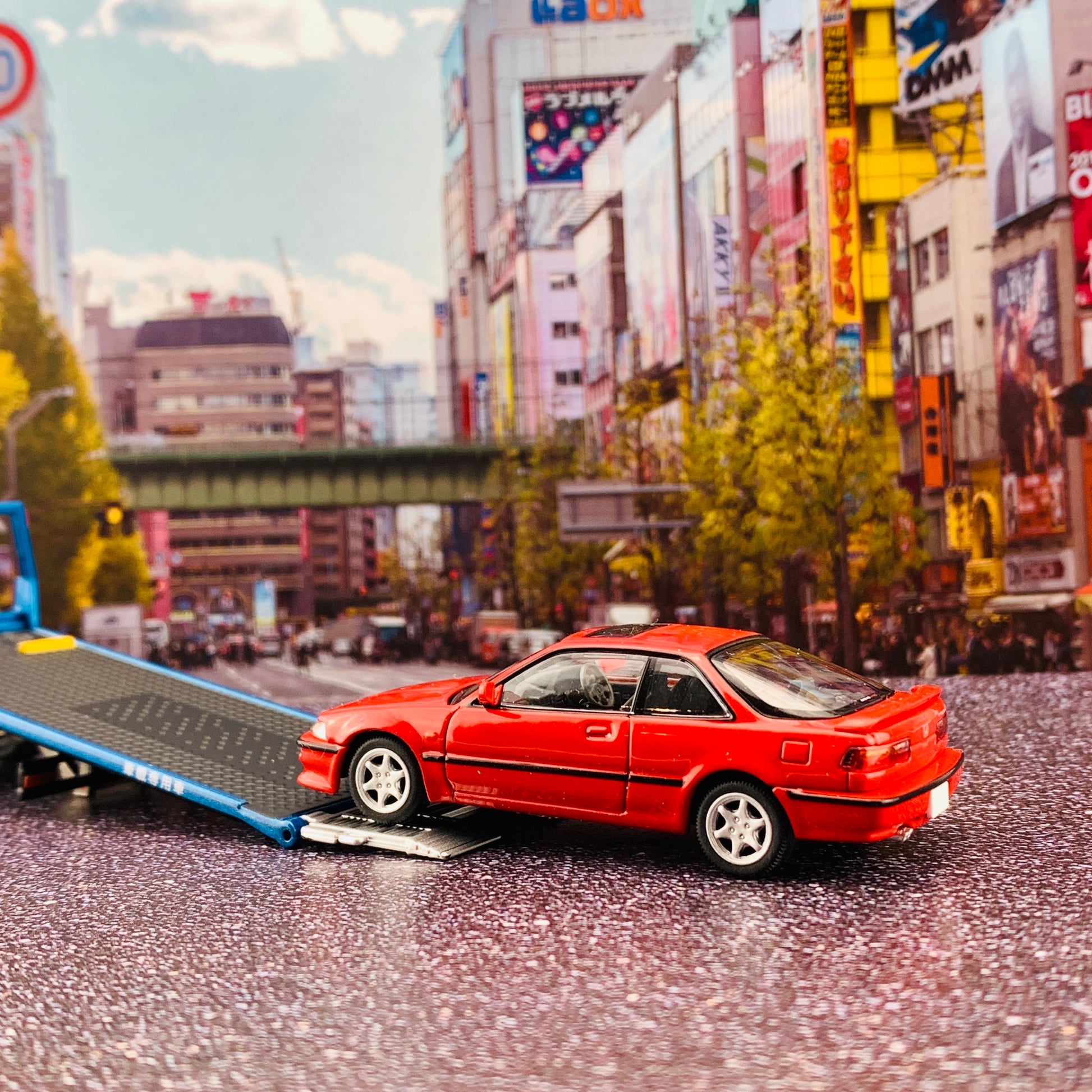 TOMYTEC Tomica Limited Vintage Neo 1/64 Nissan Atlas (F24) Hanamidai Safety Loader BLUE 花見台自動車 LV-N144d