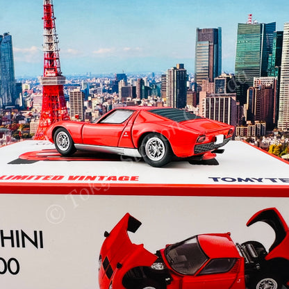 TOMYTEC Tomica Limited Vintage 1/64 LV Lamborghini Miura SV (Red)