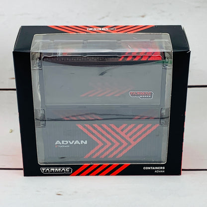 Tarmac Works Container ADVAN Base Set of 2 T64C-001-ADV