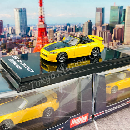 HOBBY JAPAN 1/64 Mugen S2000 Yellow HJ641020MY
