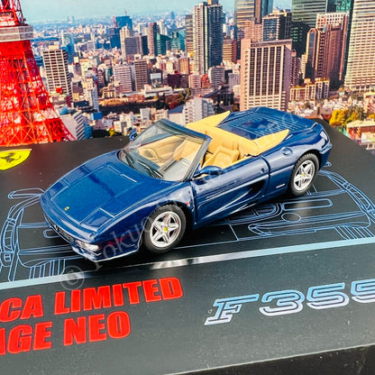 Tomytec Limited Vintage Neo 1/64 LV-NEO Ferrari F355 Spider DARK BLUE