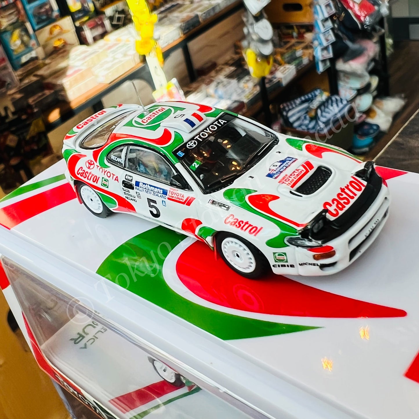 POP RACE 1/64 Toyota Celica Rally New Zealand 1994 Toyota Castrol Team #5 PR64-185-94WRC05