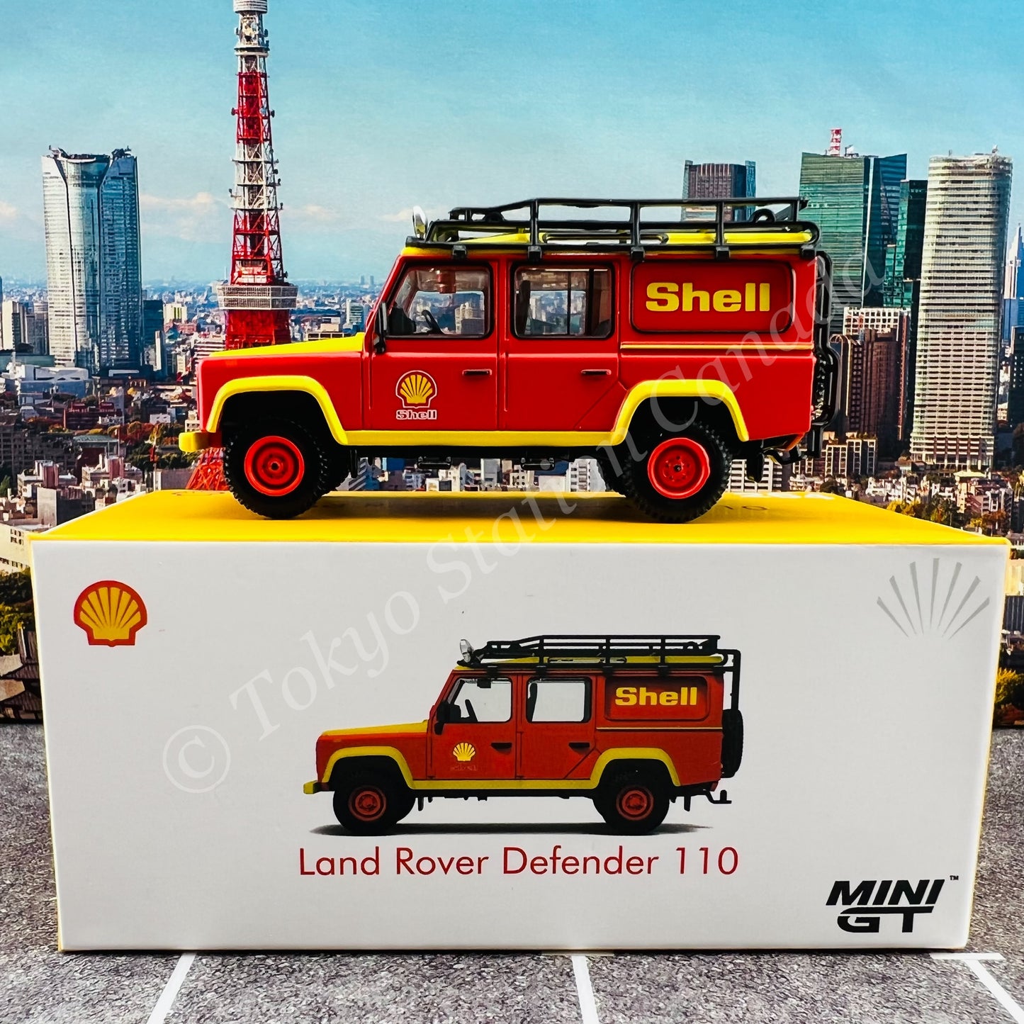 TINY 微影 x MINI GT Shell Land Rover Defender 110 MGT00264-R