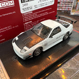 Ignition Model 1/64 Mazda RX-7 (FC3S) RE Amemiya  Matte Pearl White IG2493