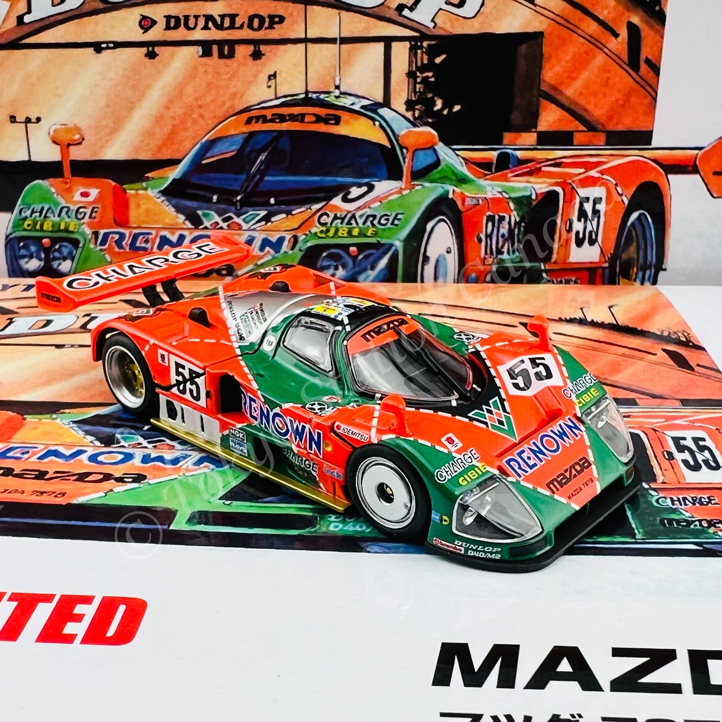 TOMYTEC Tomica Limited Vintage NEO 1/64LV-NEO Mazda 787B No. 55 "preservation specification"