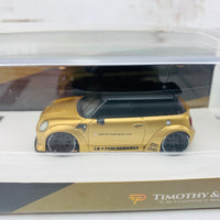 Timothy & Pierre 1/64 LBWK Mini Cooper Gold (Limited to 499 pcs)