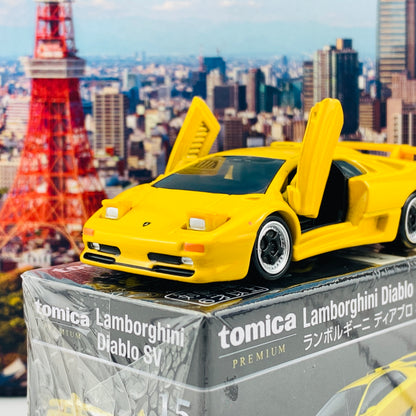 Tomica Premium 15 Lamborghini Diablo (Yellow)