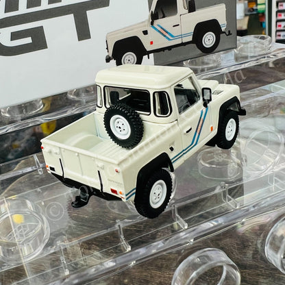 MINI GT 1/64 Land Rover Defender 90 Pickup White RHD MGT00338-R