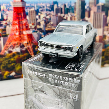 TOMICA PREMIUM 34 NISSAN SKYLINE GTR KPGC10 (ANNIVERSARY OF TOMICA PREMIUM RELEASE VER.)