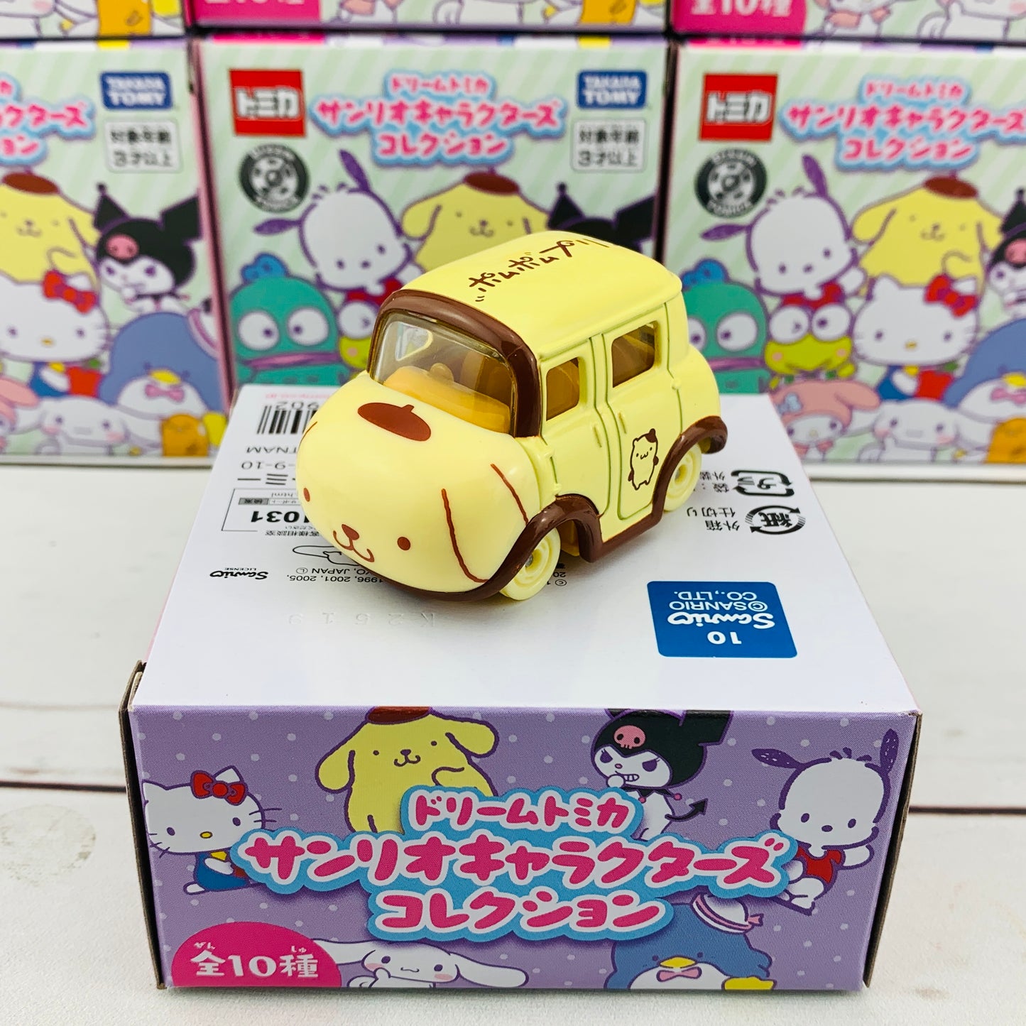 Dream TOMICA SANRIO Characters Collection Complete Set of 10 pcs