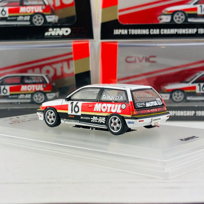 INNO64 HONDA CIVIC Si E-AT Gr.A #16 Mugen Motul - JTC 1987 IN64-EAT-MOT87
