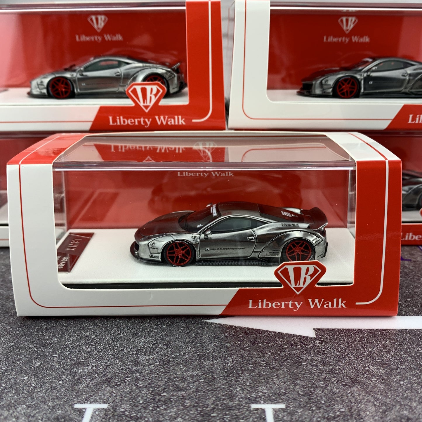 Timothy & Pierre 1/64 Liberty Walk Performance Ferrari 458 Resin Made Model Car