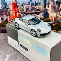 MINI GT 1/64 Porsche 911 (992) Carrera S GT Silver Metallic LHD MGT00210-L