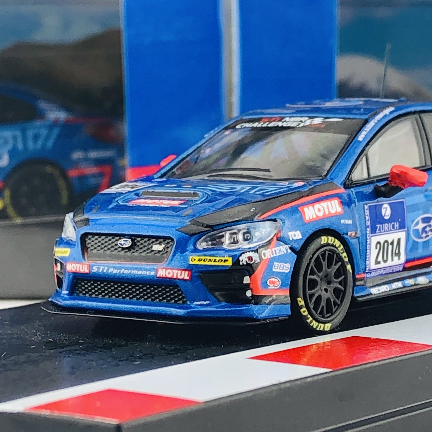 Tarmac Works 1/64 Subaru WRX STI NBR 24H Challenge 2014 T64-016-14N24
