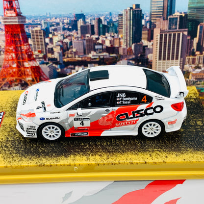 Tarmac Works 1/64 Hobby Collection Subaru WRX STI Japanese Rally Championship 2015 Y. Sumiyama / T. Yasui T64-016-CU