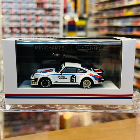 Tarmac Works x MINICHAMPS COLLAB64 1/64 Porsche 934 24h Daytona 1977 #61 T64MC-003-DAY (643776461)
