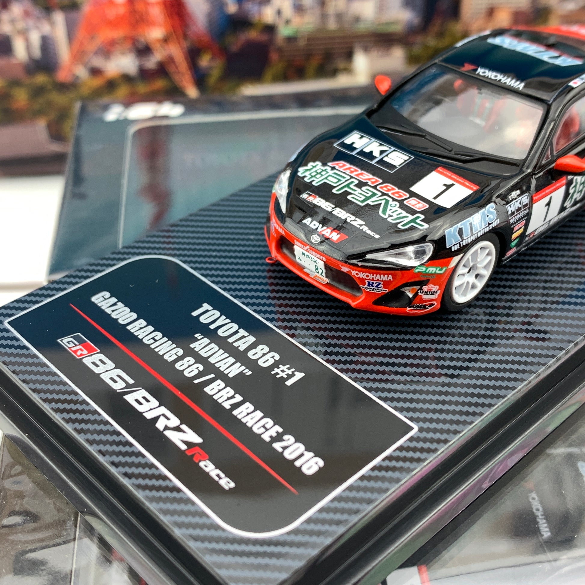INNO64 1/64 TOYOTA GT86 #1 "ADVAN" GAZZO RACING 86/BRZ Race 2016 IN64-GT86-AD