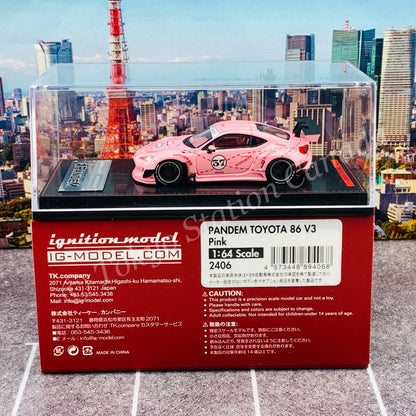 Ignition Model 1/64 PANDEM TOYOTA 86 V3 Pink IG2406