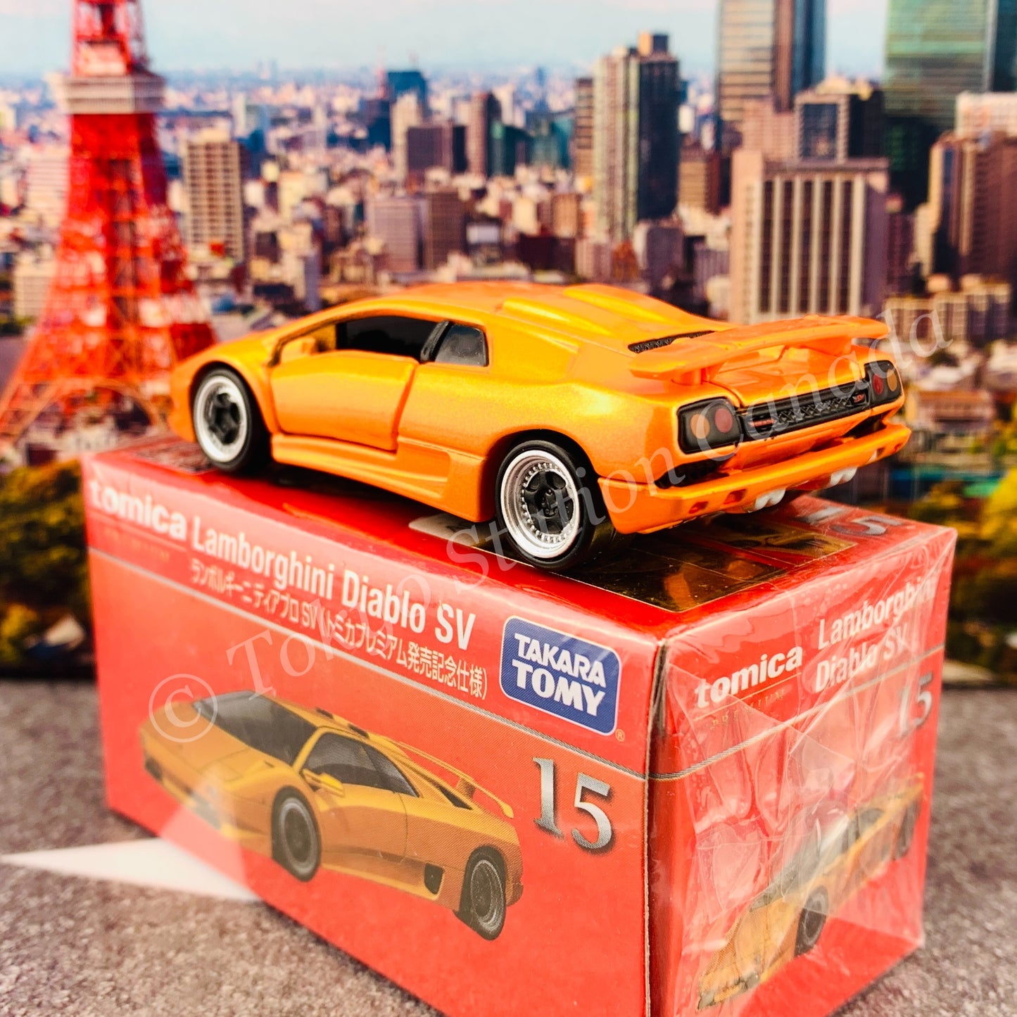 Tomica Premium 15 Lamborghini Diablo (Tomica Premium Release Commemorative Specificationトミカプレミアム発売記念仕様)