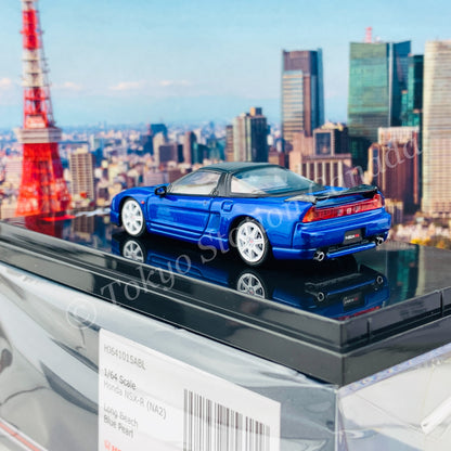 HOBBY JAPAN 1/64 Honda NSX-R (NA2) Long Beach Blue Pearl HJ641015ABL