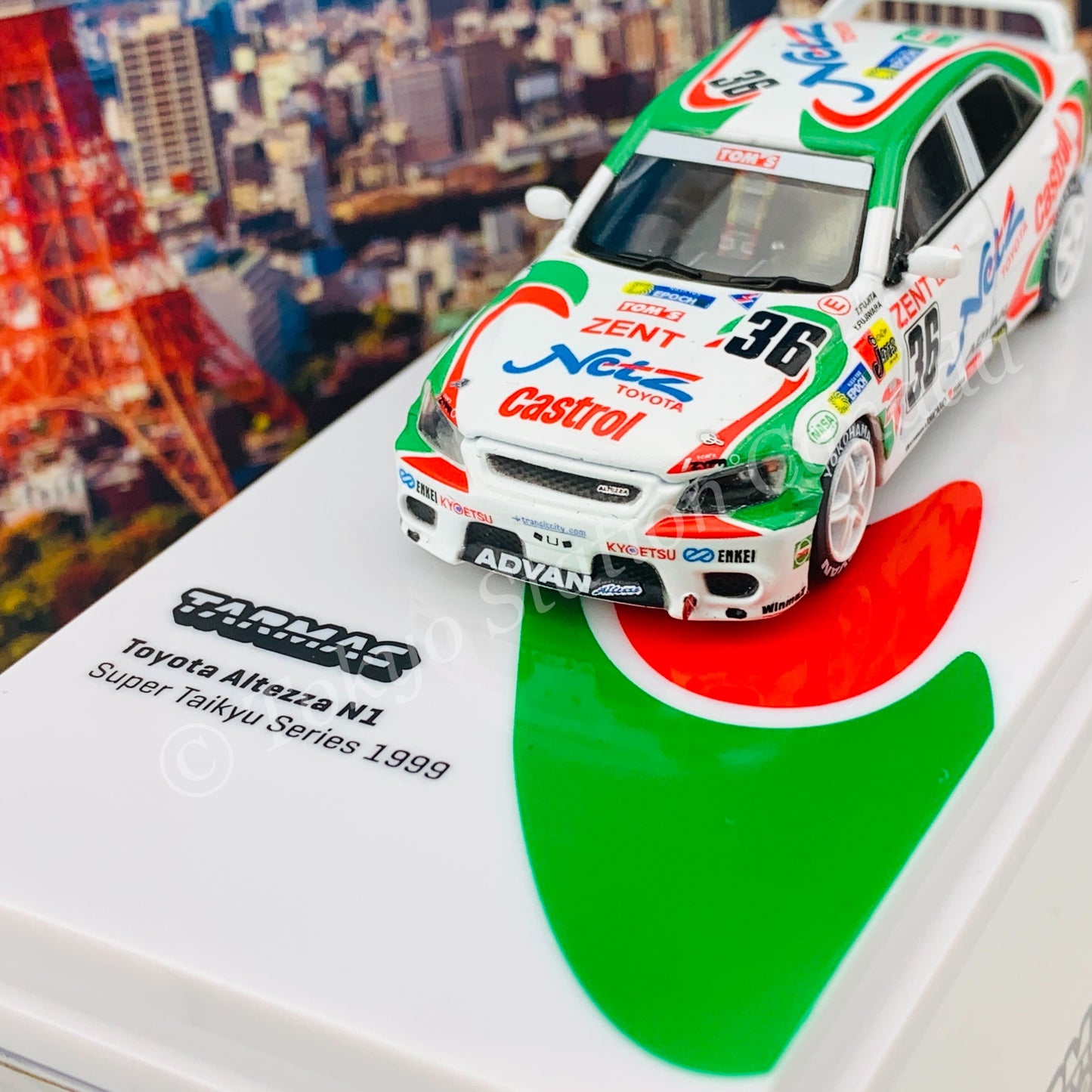 Tarmac Works 1/64 HOBBY64 Toyota Altezza N1 Super Taikyu Series 1999 T64-019-99ST36