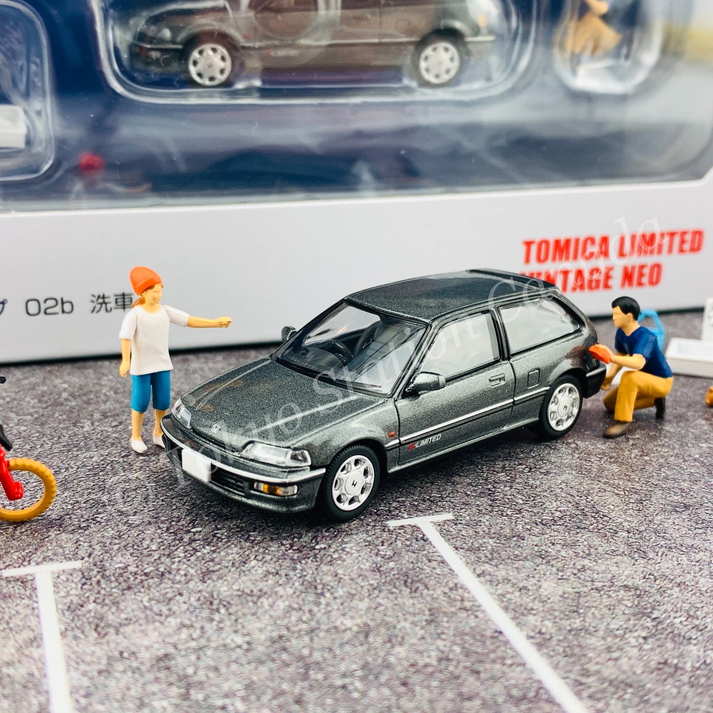 Tomytec Limited Vintage Neo 1/64 Diocolle 64 #02b Car wash 4543736314875