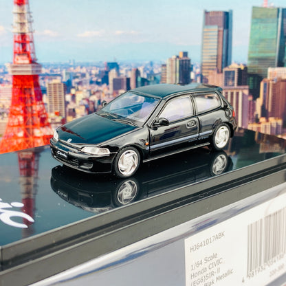 HOBBY JAPAN 1/64 Honda Civic EG6 SIR-II BLACK HJ641017ABK