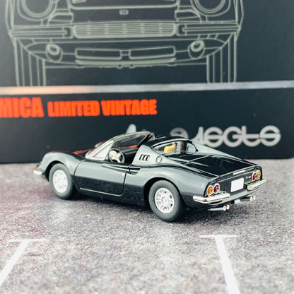Tomytec Tomica Limited Vintage Neo 1/64 Ferrari Dino 246 GTS (BLACK) 4543736306207